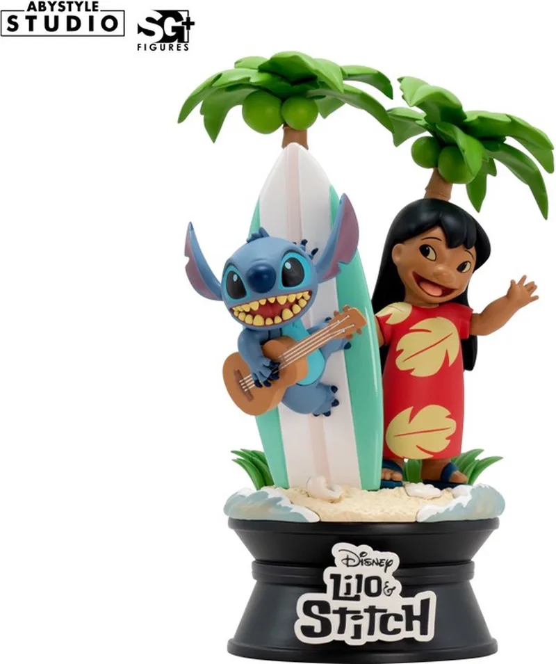 Lilo & Stitch met Surfboard Figure van ABYstyle in Meerkleurig – productfoto