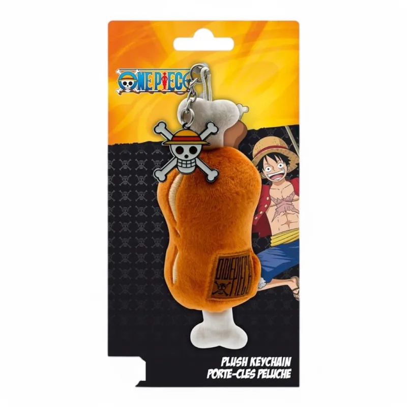 One Piece Pluche Sleutelhanger-Meat on a Bone (Diversen) Nieuw van ABYstyle in Zwart – productfoto