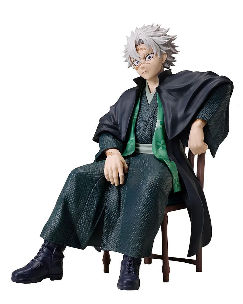 Demon Slayer Sitzende Pfeiler Statue : Sanemi Shinazugawa von Aniplex – Produktfoto