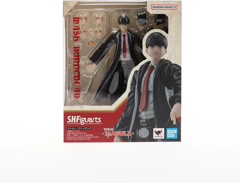 Mashle: Magic and Muscles S.H. Figuarts Action Figure Mash Burnedead van Aniplex in Rood – productfoto