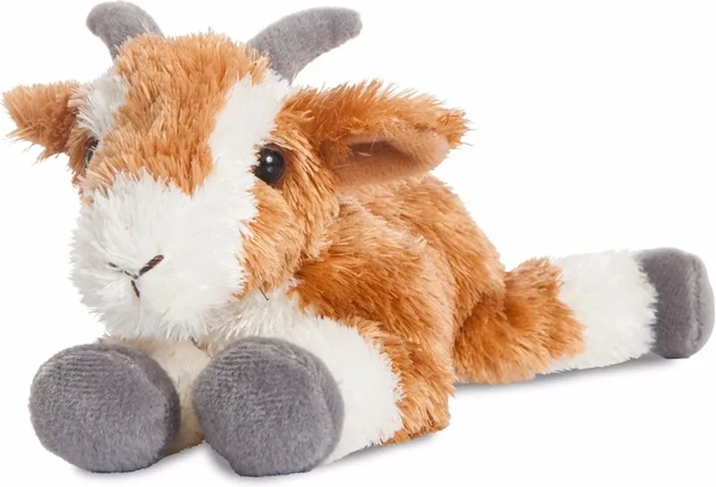 geit knuffel - pluche - 20 cm - boerderij knuffel geit by Aurora in Multicolour – product photo