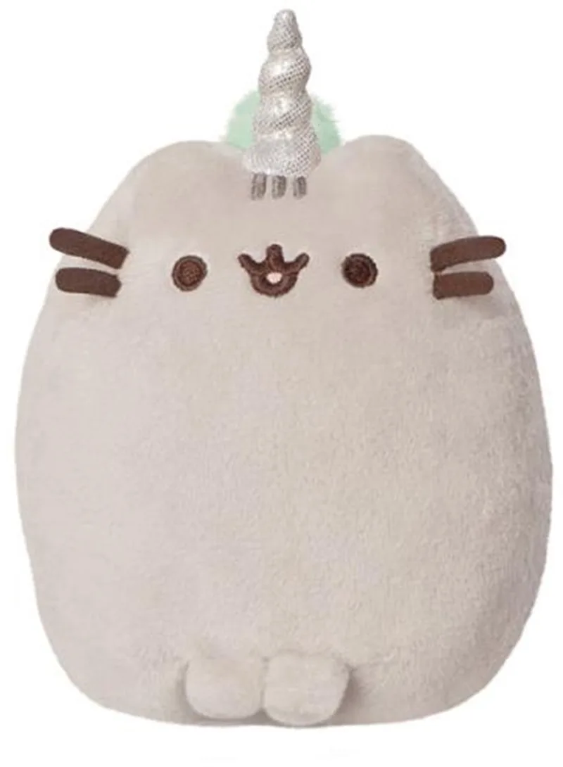 GmbH, Knuffel Mascotte 14cm Pusheenicorn Eenhoorn Ultrazacht by Aurora in Light grey – product photo