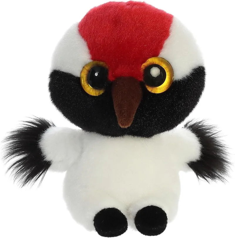 Knuffel Yoohoo Trompetkraanvogel Alvin 12,5 Cm by Aurora in White – product photo