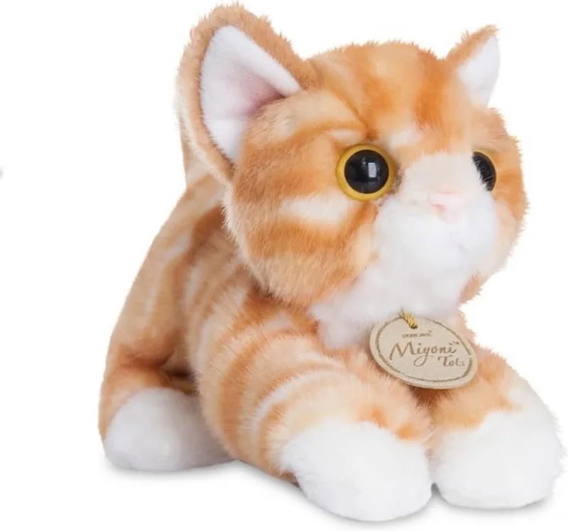 Miyoni Kat Oranje/wit 20 Cm de Aurora en Multicolore – photo produit