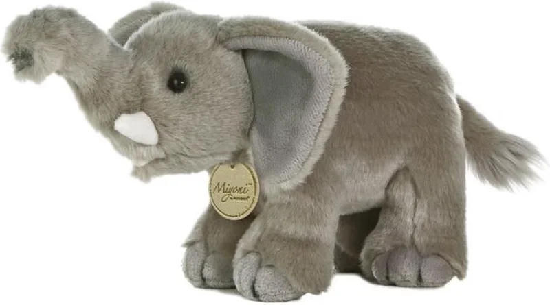 olifant knuffel Miyoni 28 cm pluche by Aurora in Grey – product photo