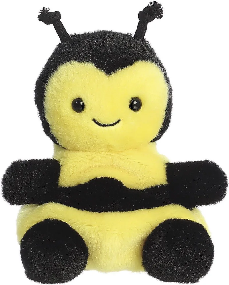 Palm Pals Bij Knuffel - 13 cm by Aurora in Yellow – product photo