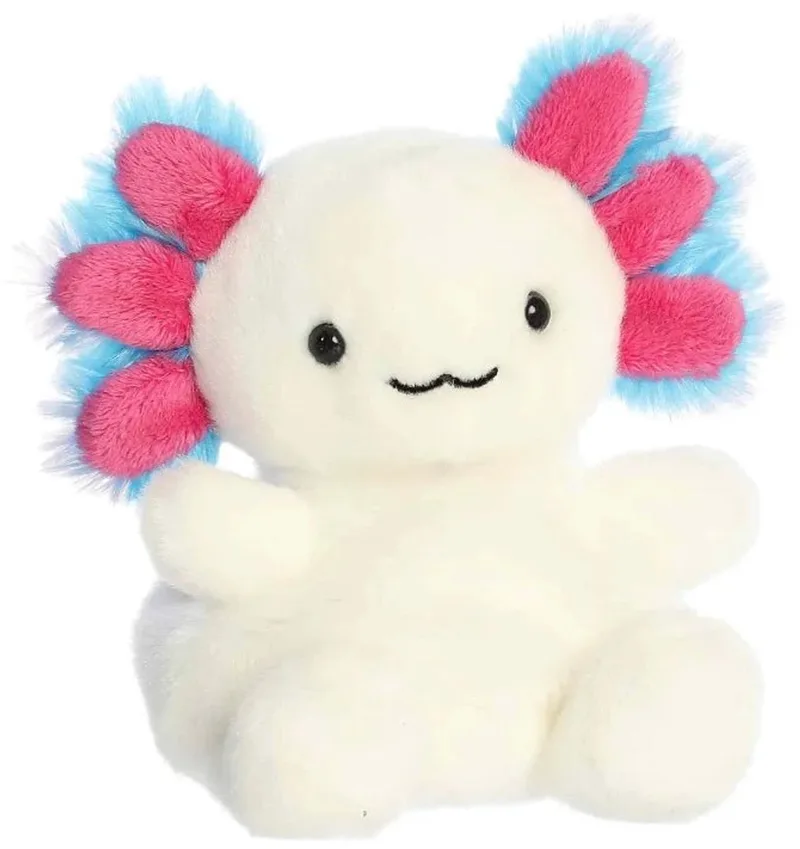 Palm Pals Bluegill Axolotl - Knuffels by Aurora in White – product photo