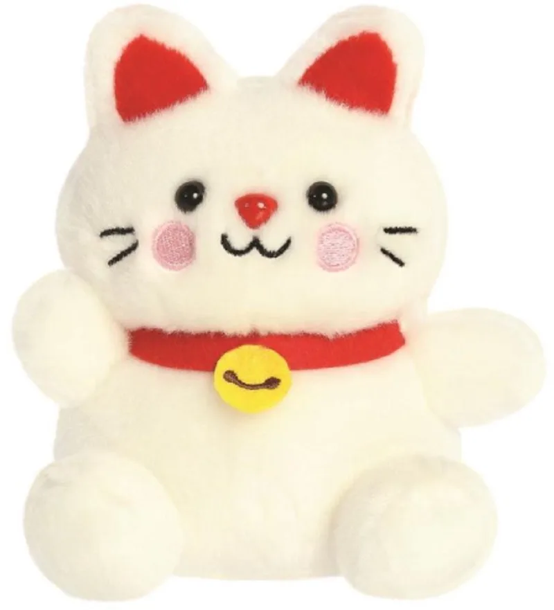 Palm Pals Pluche Knuffel 15 cm de Aurora en Lucky Cat – photo produit