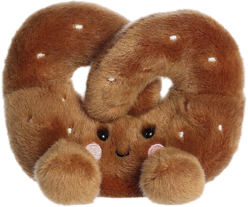 Palm Pals Pretzel Knuffel - 13 cm by Aurora in Brown – product photo