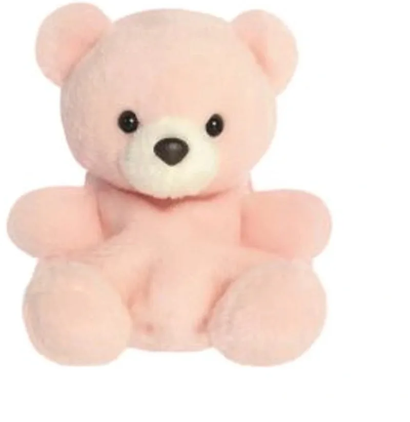Palm Pals Roze Beer - Knuffels de Aurora en Roze en wit – photo produit