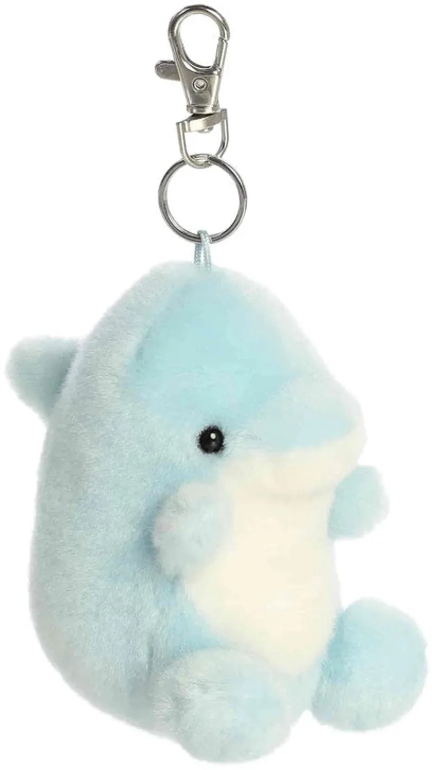 Palm Pals Sleutelhanger Blauwe Dolfijn - Knuffels van Aurora in Blauw – productfoto