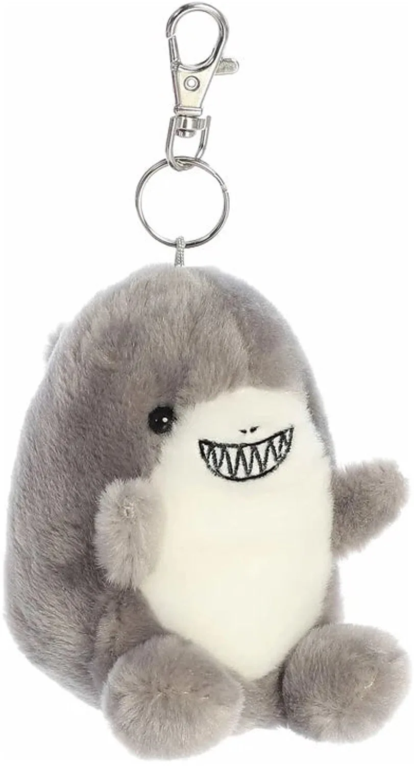 Palm Pals Sleutelhanger Haai - Knuffels by Aurora in Grey – product photo