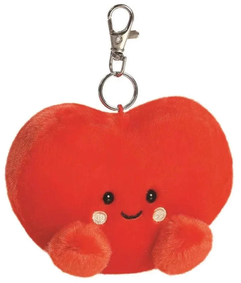 Palm Pals Sleutelhanger Hartje - Knuffels by Aurora in Red – product photo