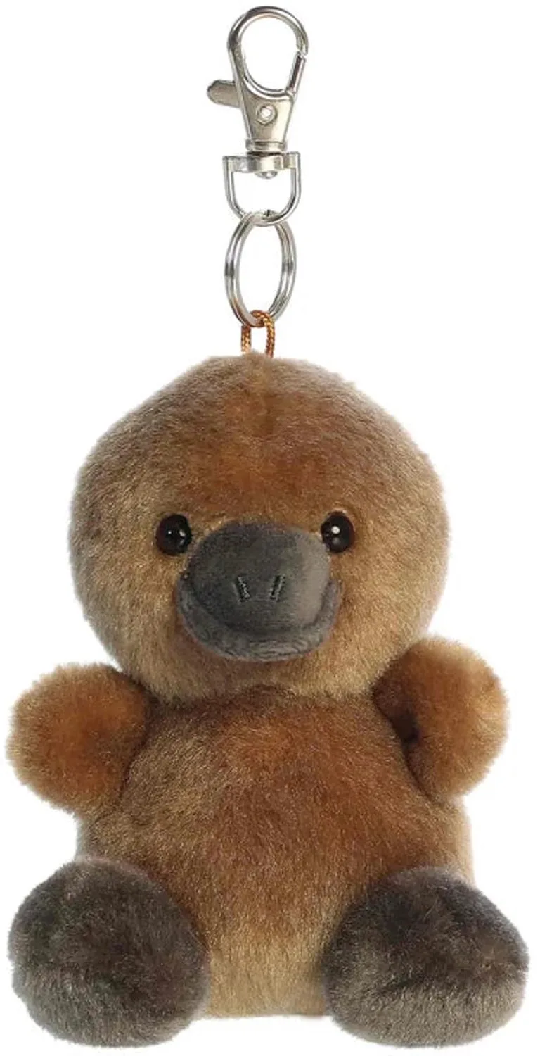 Palm Pals Sleutelhanger Vogelbekdier - Knuffels by Aurora in Brown – product photo