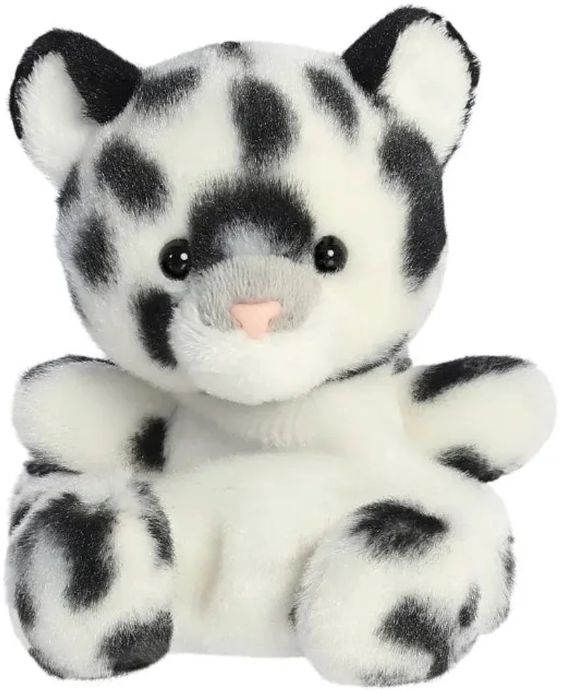 Palm Pals Sneeuwluipaard - Knuffels by Aurora in White – product photo