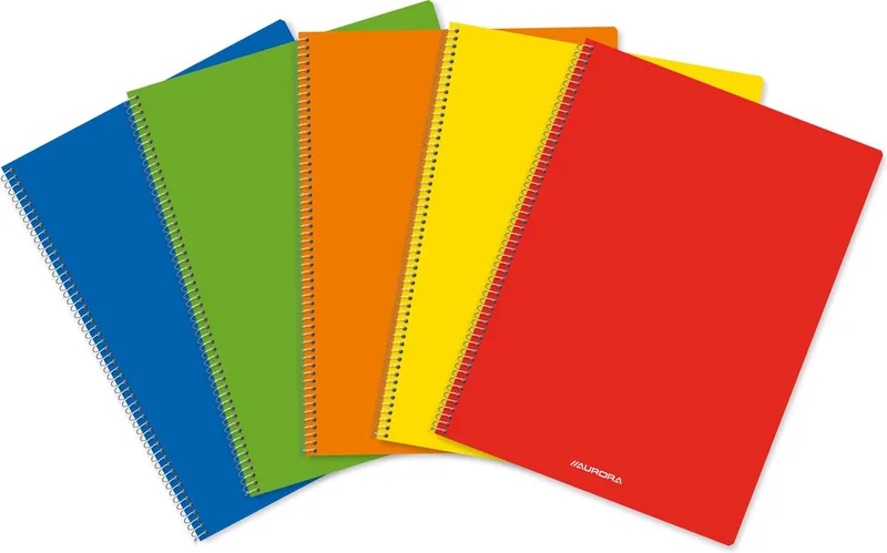Plakboek Spiraal 24x32cm per 10 stuks assortiment by Aurora in Red – product photo