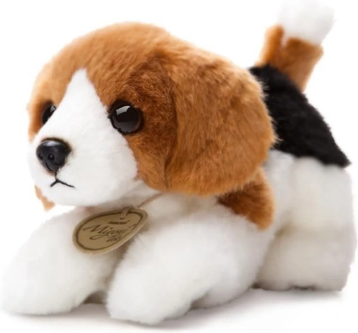 Pluche dieren knuffels beagle hond - 20 cm - Knuffeldieren honden speelgoed de Aurora en Multicolore – photo produit