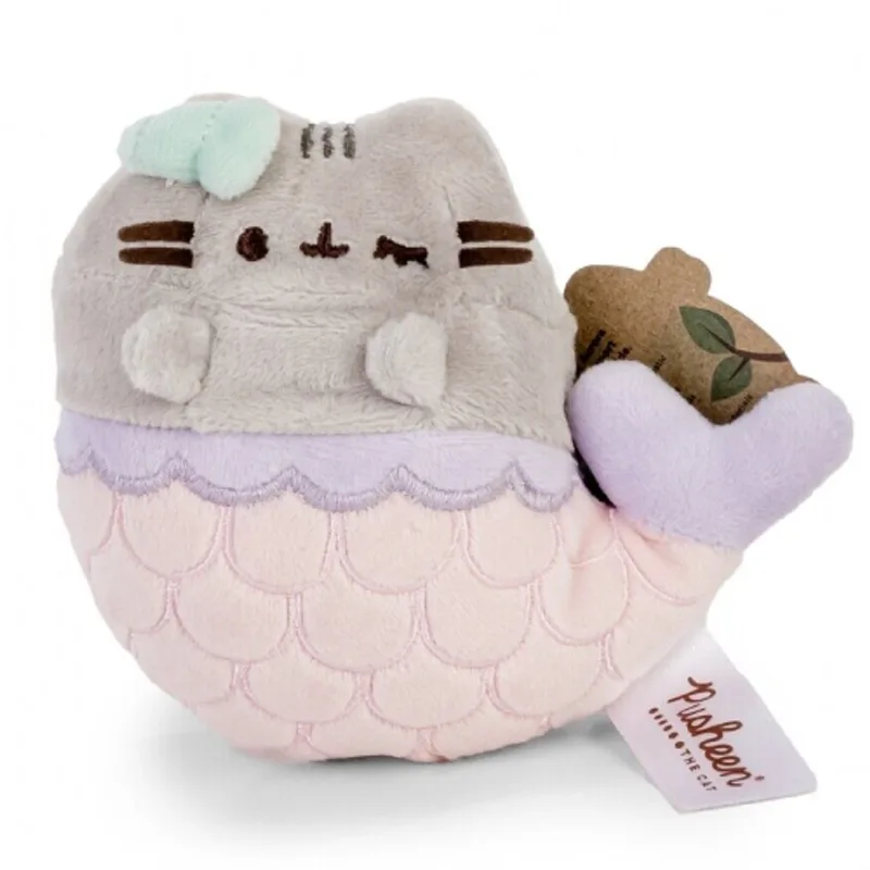 Pusheen Mini Pluche Knuffel Grijze Kat 13 cm by Aurora in Zeemeermin – product photo