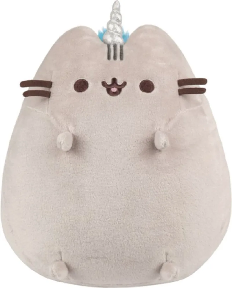 Pusheen Unicorn Eenhoorn Pluche Knuffel Grijze Kat 25 cm de Aurora en Pusheen Eenhoorn – photo produit