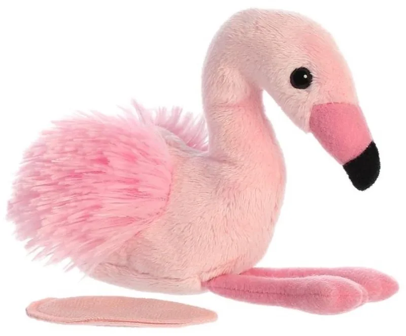 Shoulderkins knuffel flamingo 15 cm von Aurora in Rosa – Produktfoto