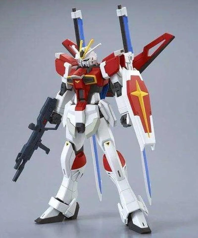 Gundam: High Grade - Force Impulse Gundam 1:144 Model Kit van Bandai Namco Entertainment in Wit – productfoto