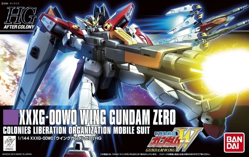 Gundam: High Grade - Wing Gundam Zero 1:144 Model Kit by Bandai Namco Entertainment in Multicolour – product photo
