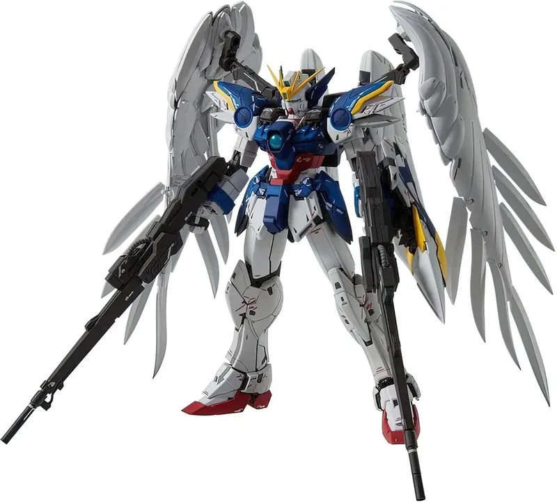 Gundam Wing Zero EW MG 1/100 Model Kit - Robot technic modelbouw - 15+ jaar van Bandai Namco Entertainment in Meerkleurig – productfoto