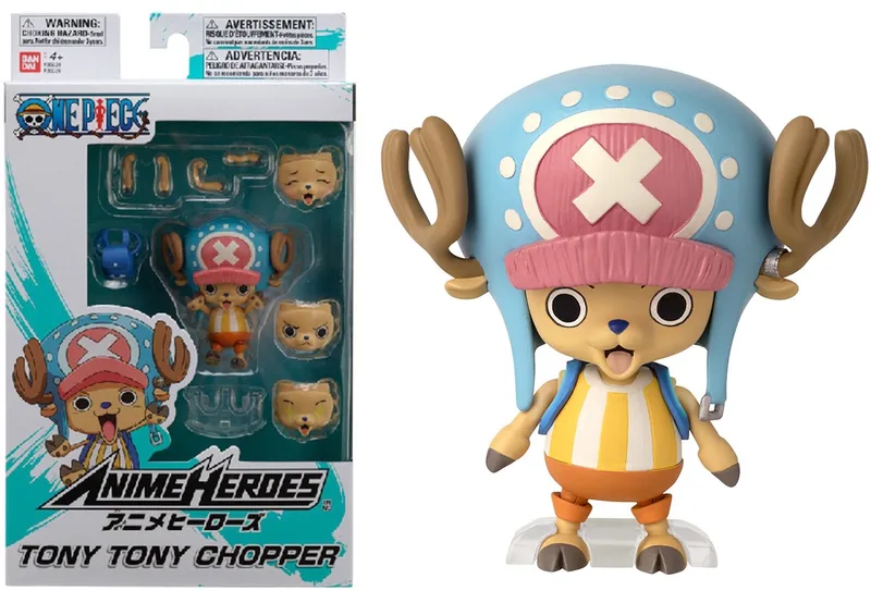 Anime Heroes - One Piece - Anime Heroes Figuur 7 cm - Chopper - 36936 van Bandai in Tony Tony Chopper – productfoto