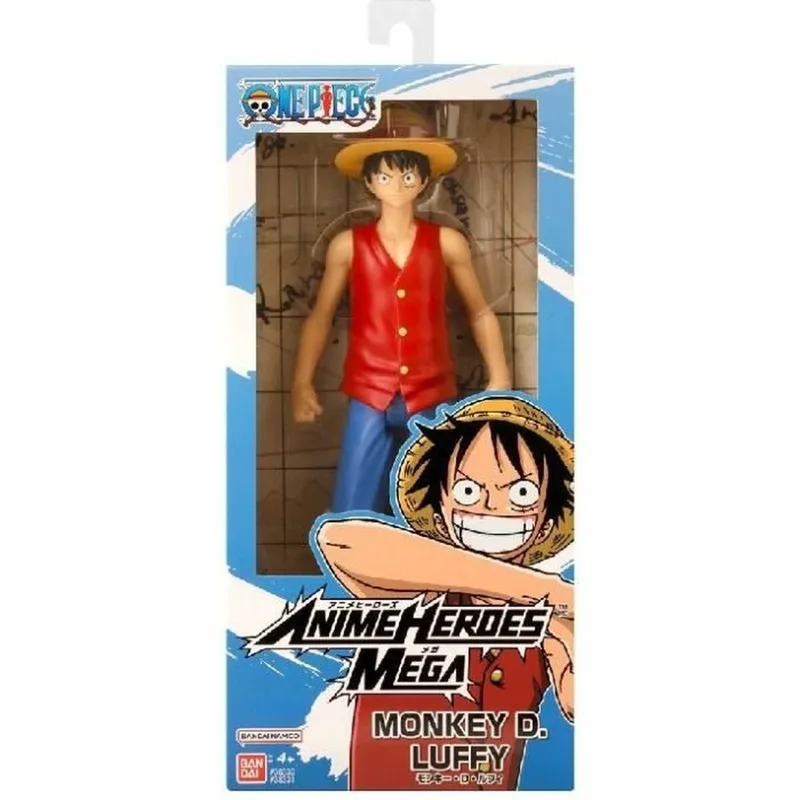 Anime Heroes - One Piece - Anime Heroes Mega 30 cm Luffy Figuur - Grote Actiefiguur - Luffy Manga Figuur - Officieel Gelicenseerd One Piece - Speelgoed voor Kinderen 4+ - 38331 van Bandai in Meerkleurig – productfoto