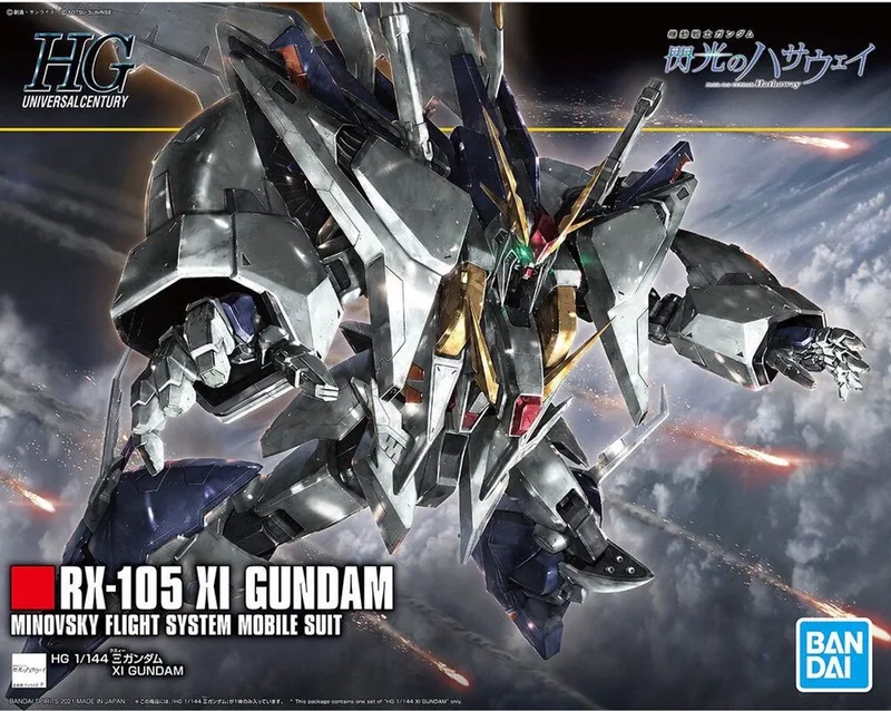 Gundam - HGUC 1/144 XI Gundam - Model Kit by Bandai in Multicolour – product photo