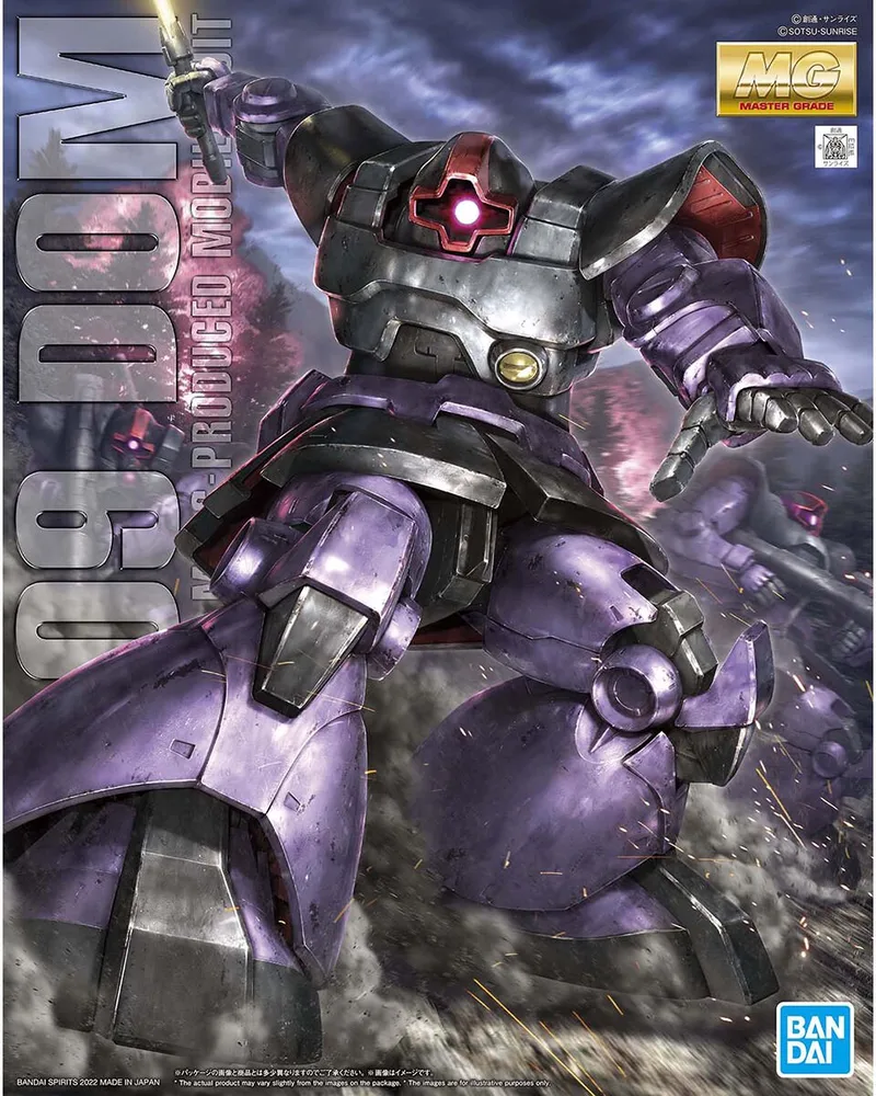 Gundam MG 1/100 MS-09 Dom (2022 Ver.) – Master Grade Model Kit – Mobile Suit Gundam van Bandai in Meerkleurig – productfoto