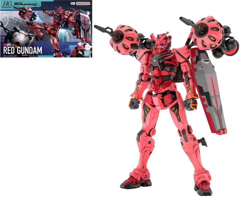 Mobile Suit Gundam GQuuuuuuX Gundam model kit van Bandai in Rood – productfoto