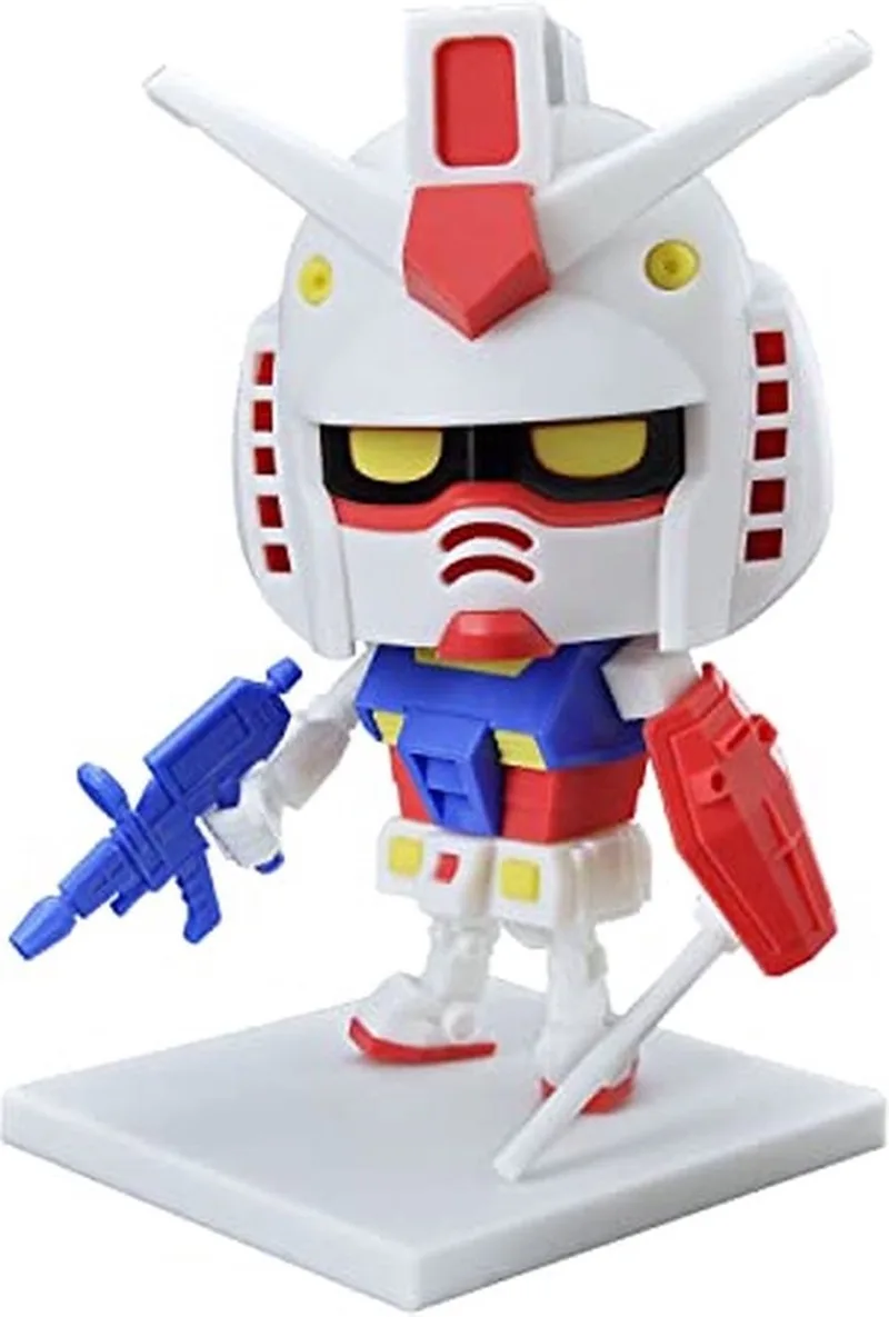 SPIRITS(バンダイ スピリッツ) Gunpla-kun DX Set (Runner Ver. mit Reproduktionsteilen), 1/1 Maßstab, farbcodierter Kunststoffmodellbausatz by Bandai in Blue – product photo