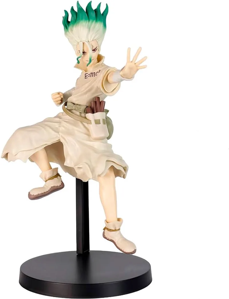 Dr. Stone Figure - Senku Ishigami II Statue 15cm - PVC van Banpresto in Meerkleurig – productfoto
