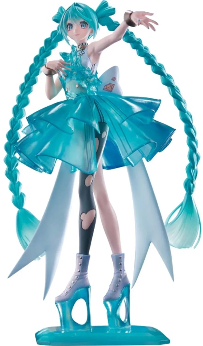 Hatsune Miku EVOLVE Clearluxe Figure-Hatsune Miku (Emerald Gem Ver.) (Diversen) Nieuw de Banpresto en Noir – photo produit
