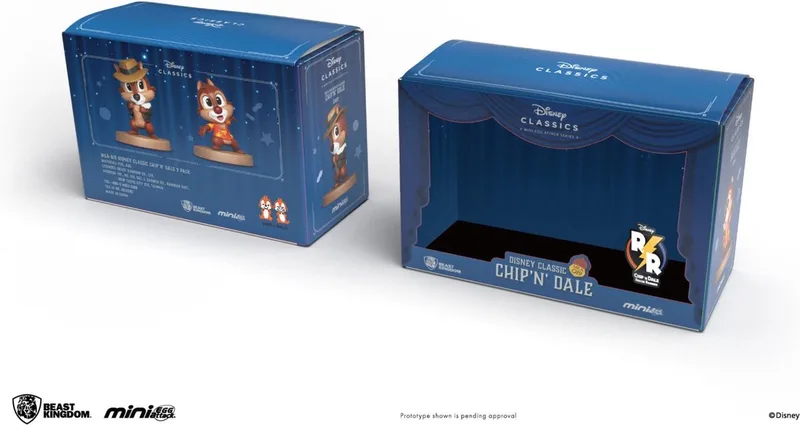 Chip & Dale 2-Pack - Mini Egg Attack - Disney Classic Figuur by Beast Kingdom in Multicolour – product photo