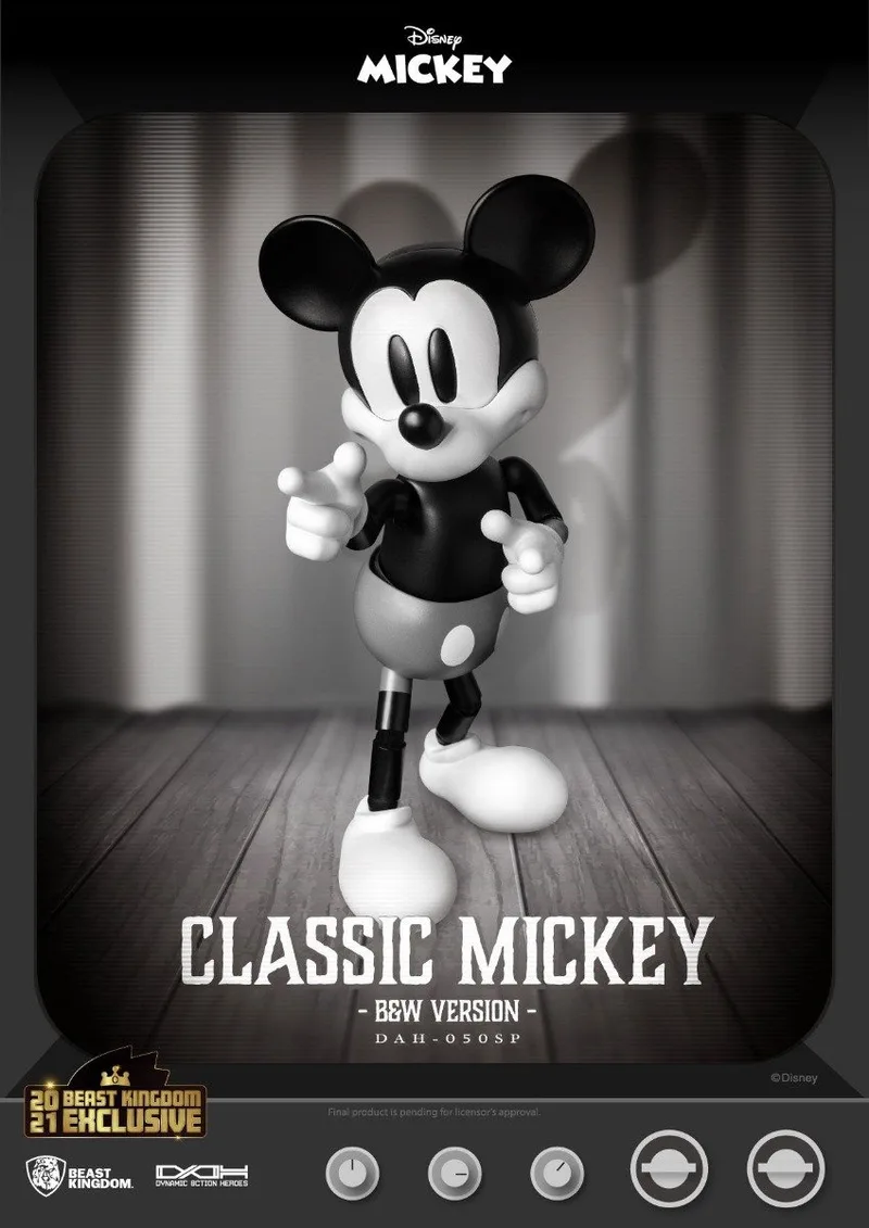 Classic Mickey Black & White Version by Beast Kingdom in Black – product photo