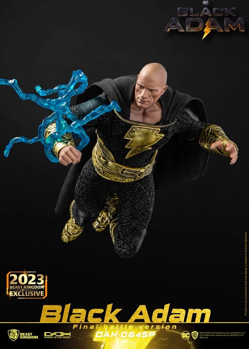 DC Comics Dynamic 8ction Heroes Action Figure 1/9 Black Adam Final Battle Version 18 cm by Beast Kingdom in Black – product photo