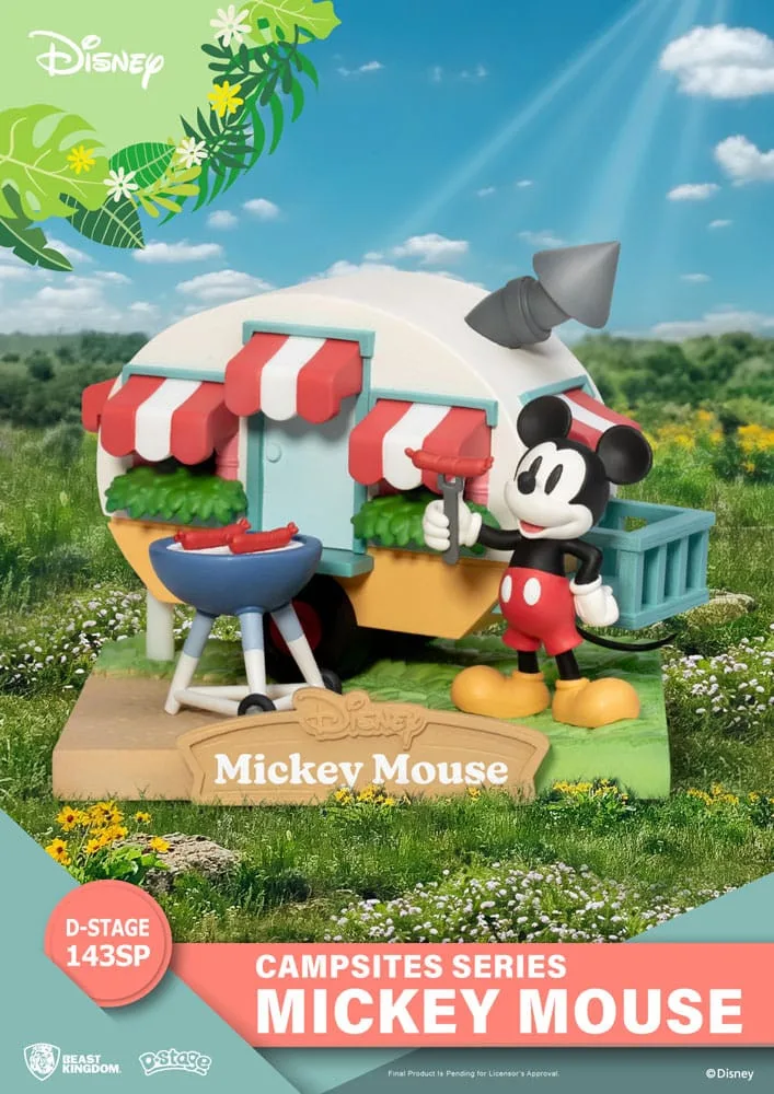 Disney D-Stage Statue - Campsite Mickey Mouse (Special Edition) van Beast Kingdom – productfoto