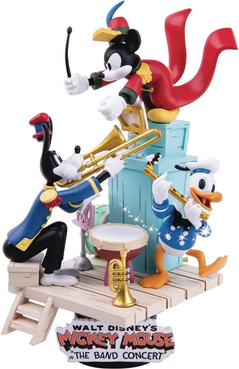 Disney - Diorama-047 - The Band Concert - 16cm van Beast Kingdom in Meerkleurig – productfoto