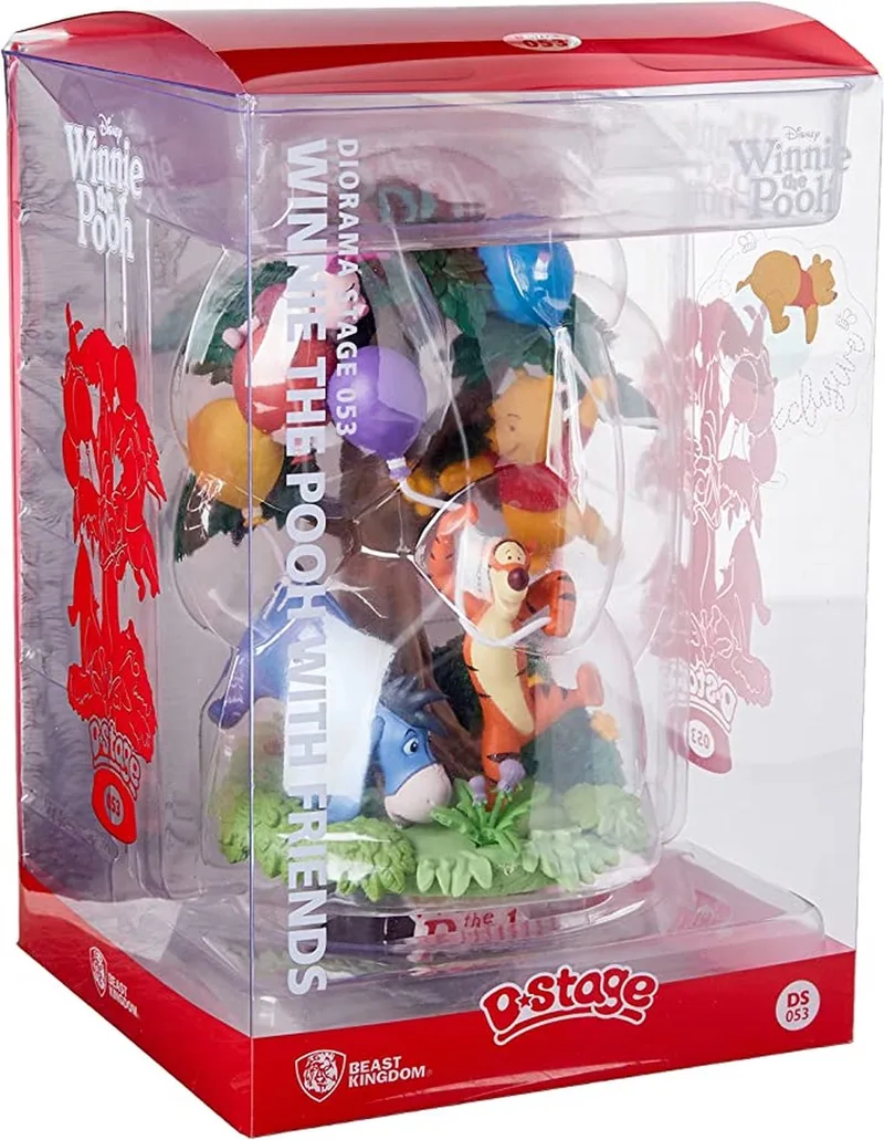 Disney - Diorama-053 - Winnie the Pooh with Friends - 16cm van Beast Kingdom in Meerkleurig – productfoto