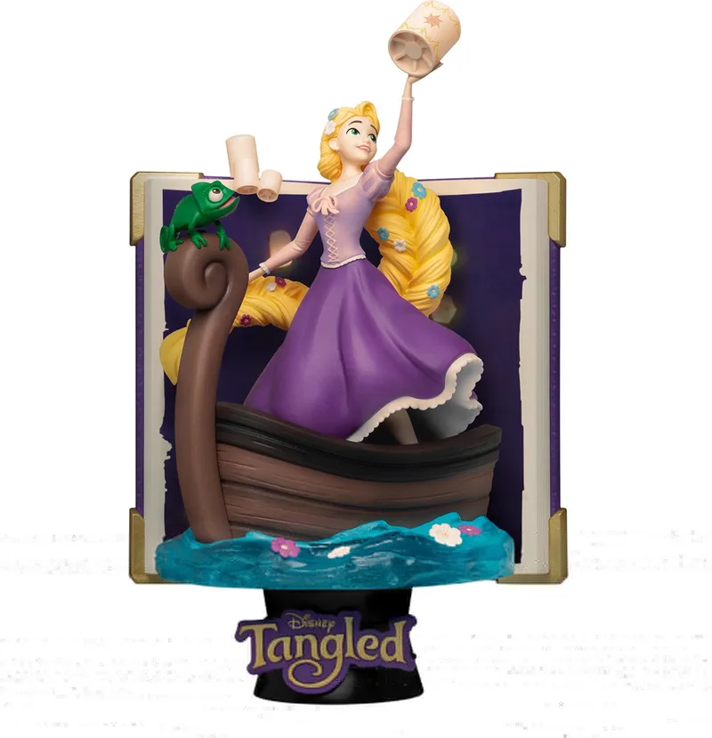 Disney - Diorama-078 - Verhalenboekenserie - Rapunzel - 15cm van Beast Kingdom in Meerkleurig – productfoto