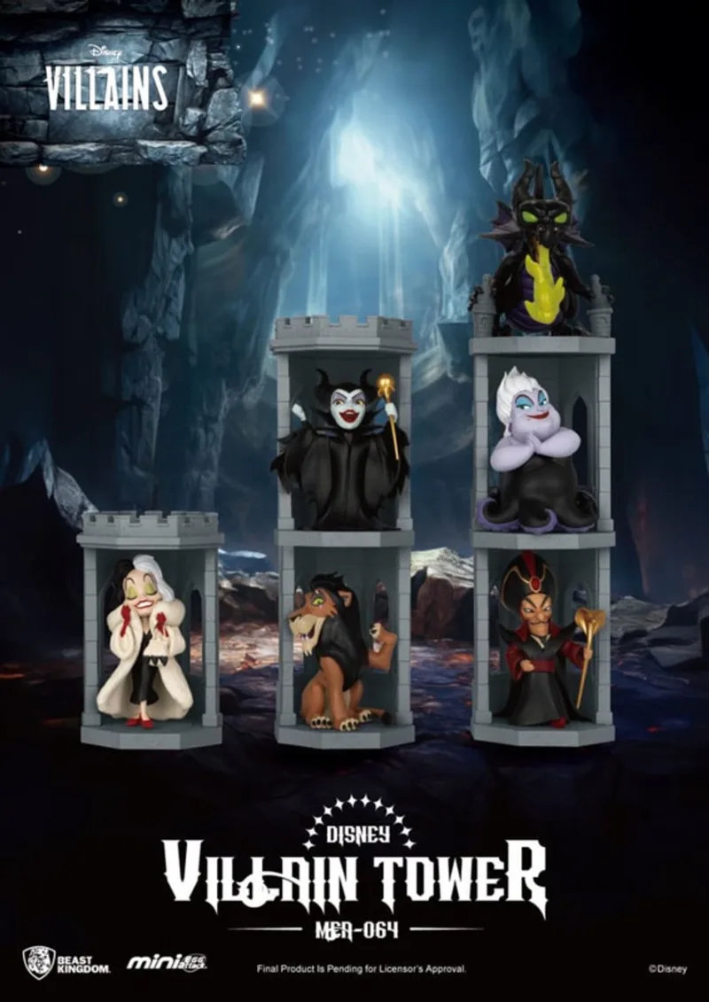 Disney Villains Mini Egg Attack Blind Box Figures Series Villain Tower 12 cm Assortment (6) van Beast Kingdom in Meerkleurig – productfoto