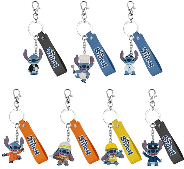 Lilo & Stitch - Job Experience Camp Series Keychains Blind Box Stitch 4 cm (1 pcs)