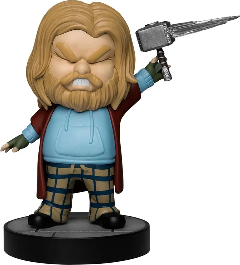 Marvel - Avengers: Endgame - Bro Thor Serie - Calling The Mjolnir - Beeld - 9cm van Beast Kingdom in Meerkleurig – productfoto