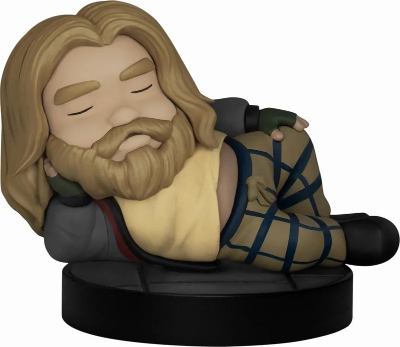 Marvel - Avengers: Endgame - Bro Thor Serie - Middagdutje - Beeld - 8cm van Beast Kingdom in Meerkleurig – productfoto