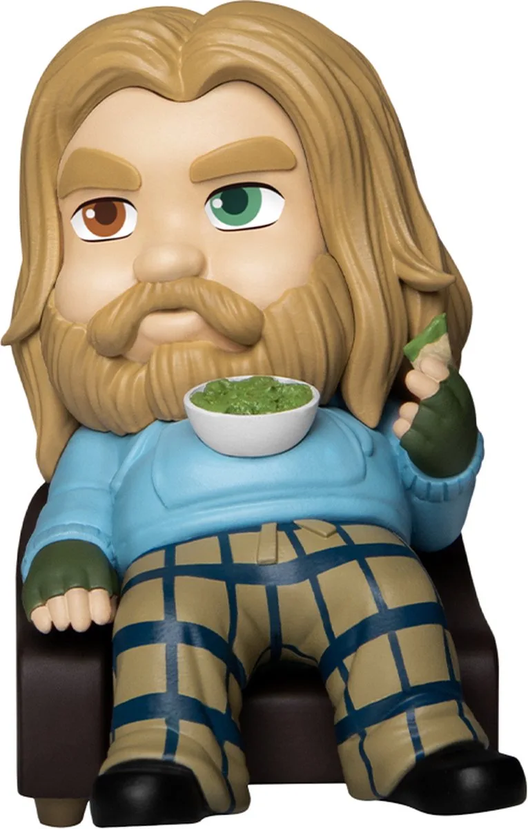 Marvel - Avengers: Endgame - Bro Thor Serie - Snack Tijd - Beeld - 8cm van Beast Kingdom in Meerkleurig – productfoto
