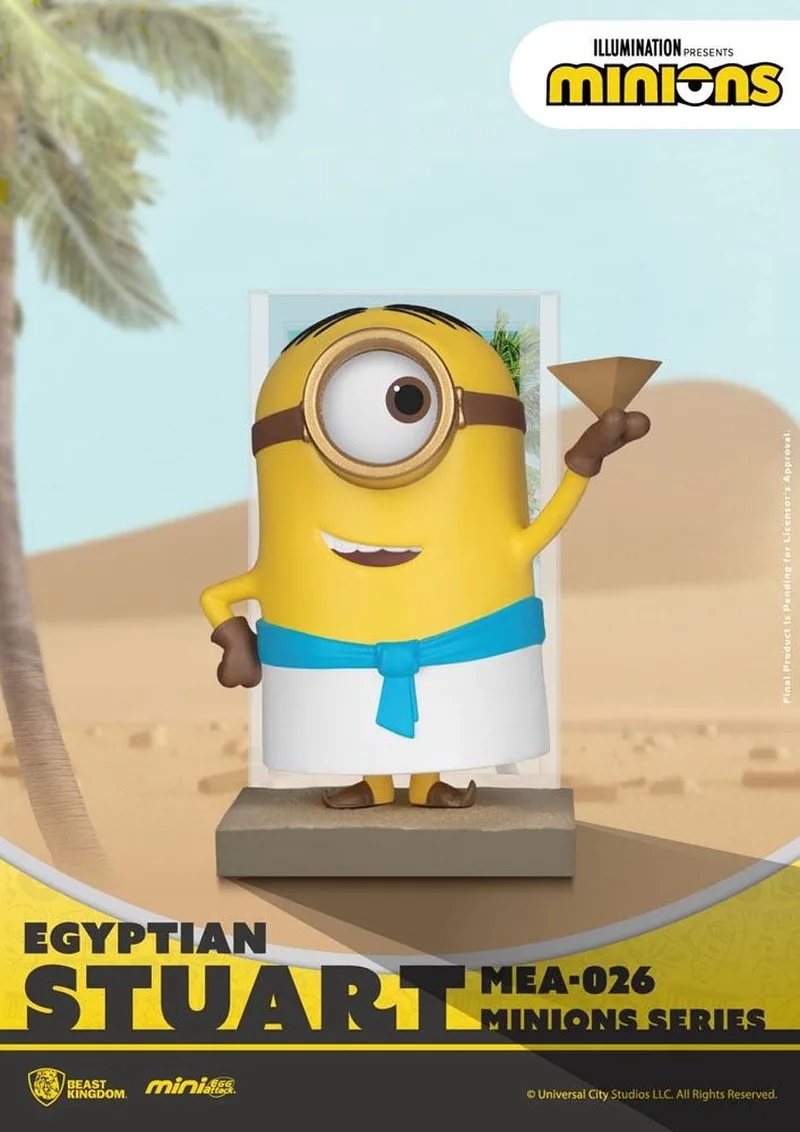 Minions Mini Egg Attack Figure Egyptian Stuart 8 cm van Beast Kingdom in Meerkleurig – productfoto