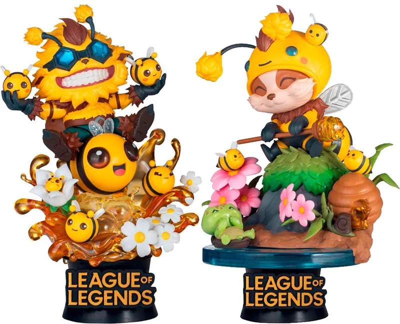 Riot - Diorama-119 - League of Legends - Beemo & BZZZiggs (x2) - 15cm by Beast Kingdom in Multicolour – product photo