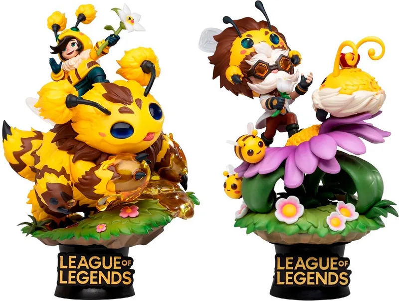 Riot - Diorama-120 - League of Legends - Nunu/Beelump & Heimerstinger (x2) - 15cm by Beast Kingdom in Multicolour – product photo